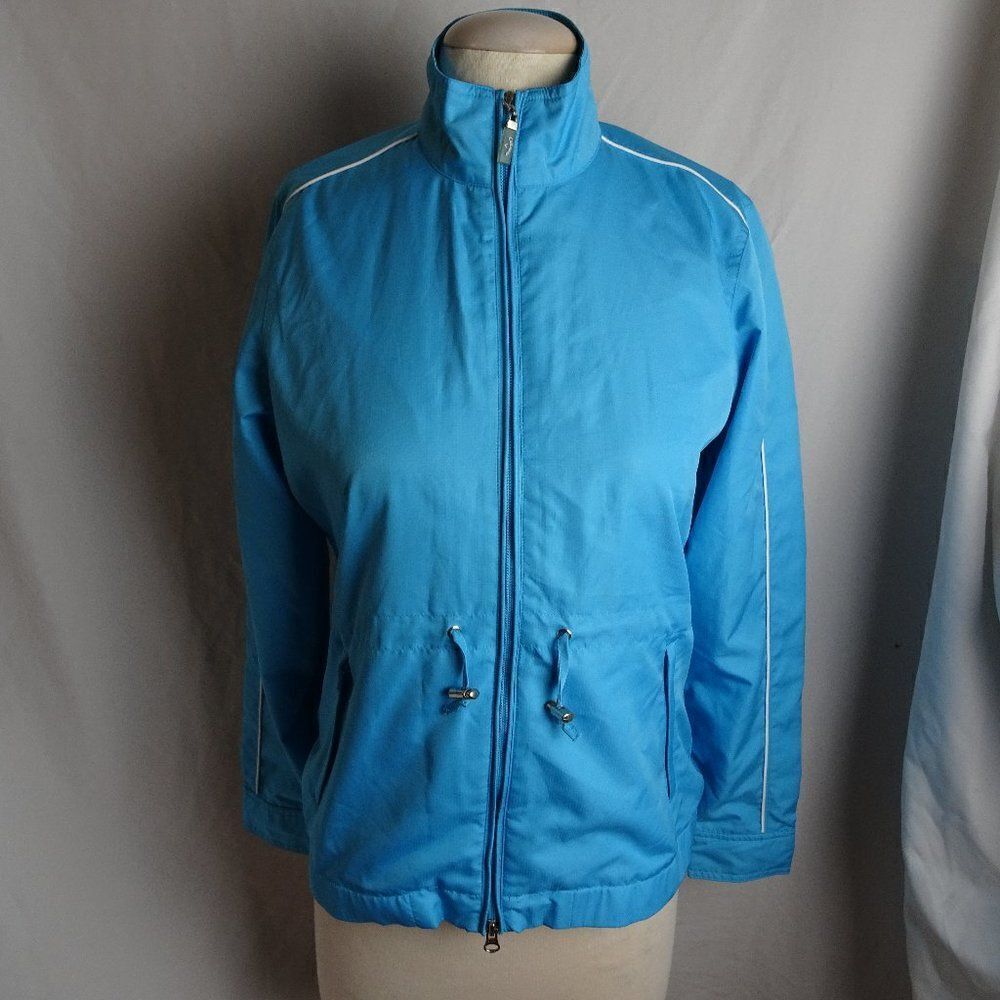 Callaway Women Blue Full Zip Jacket Size M